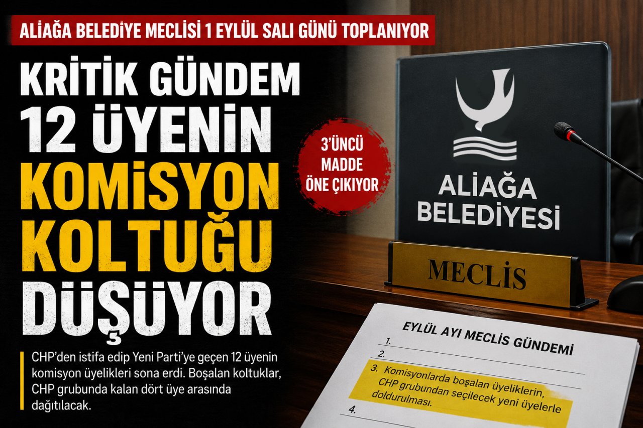 ALİAĞA MECLİSİ'NDE KRİTİK GÜNDEM