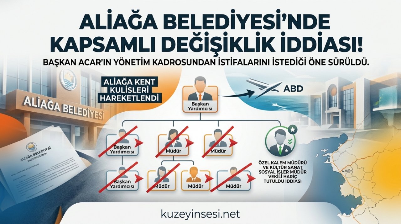 ALİAĞA BELEDİYESİ'NDE KÖKLÜ DEĞİŞİM İDDİASI